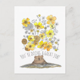 Uitstekende taakleraar briefkaart