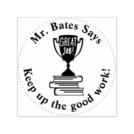 Uitstekende taakomschrijving leraar aan persoonlij  zelfinktende stempel