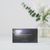 Uitstekende Thin Blue Line Aangepaste Visitekaartj Visitekaartje (Staand voorkant)