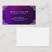 Uitstekende tinten en Fancy hoeken Visitekaartje (Voorkant / Achterkant)