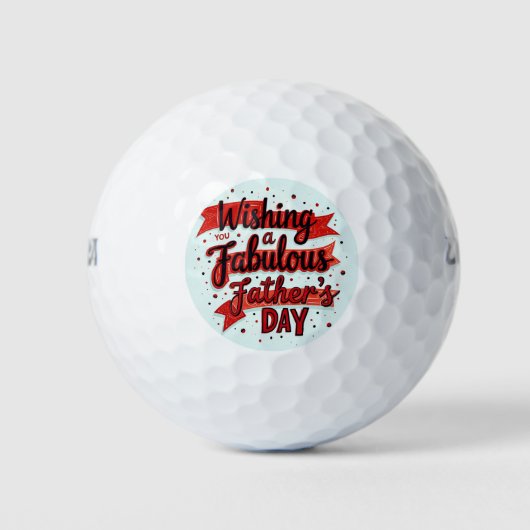 Uitstekende Vaderdag golfballen (Voorkant)