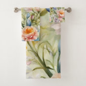 Uitstekende verfijnde lentebloemen. Schilderen Bad Handdoek (Insitu)