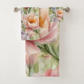 Uitstekende verfijnde lentebloemen. Schilderen Bad Handdoek (Insitu)