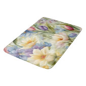 Uitstekende verfijnde lentebloemen. Schilderen Badmat (Gekanteld)