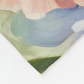 Uitstekende verfijnde lentebloemen. Schilderen Fleece Deken (Hoek)