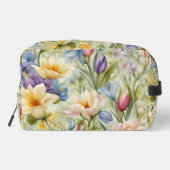 Uitstekende verfijnde lentebloemen. Schilderen Toilettasje (Achterkant)