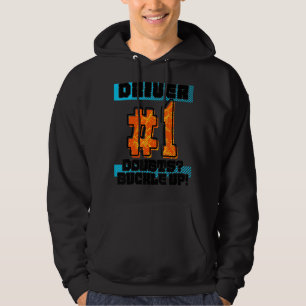 Uitstekende vermelding racebestuurder hoodie