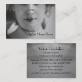 Uitstekende Vintage Visitekaartje (Voorkant / Achterkant)