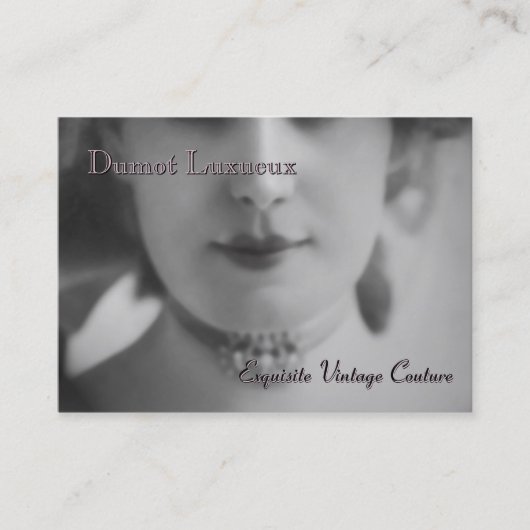 Uitstekende Vintage Visitekaartje (Voorkant)