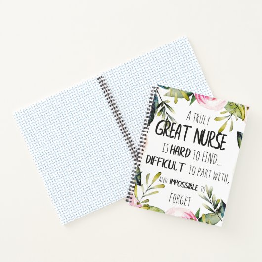 Uitstekende waardering voor verpleegkundigen Bedan Notitieboek (Binnen)