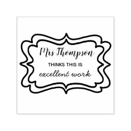 Uitstekende werkleraar | Zelfaansluitende rubberst Zelfinktende Stempel