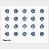 Uitstekende Wetenschap Goed Gedane Leerkracht Belo Ronde Sticker (Vel)