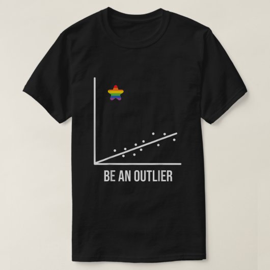 Uitstekende Wiskunde Geek LGBT Equality Pride T-shirt (Design voorkant)