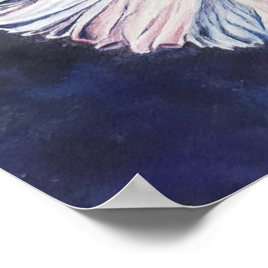 Uitstekende witvis poster (Hoek)