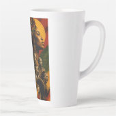 Uitstekende zwarte citaten 2e latte mok (Rechts)