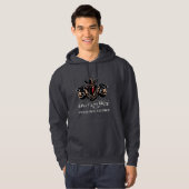 Uitstekingen Klassieke Mannen Black Hoodie (Voorkant volledig)