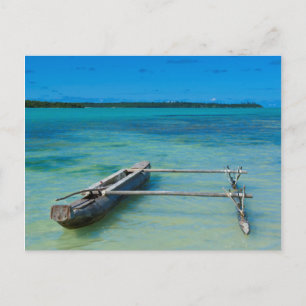 Uitstekingskano in de Shallow Ocean Briefkaart