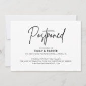 Uitstel aankondiging (Voorkant)