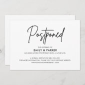 Uitstel aankondiging (Voorkant / Achterkant)