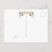 Uitstel bruiloft lente naar herfst aankondiging P (Achterkant)