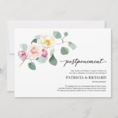 Uitstel Eucalyptus Bloem Bruiloft Kaart (Voorkant)