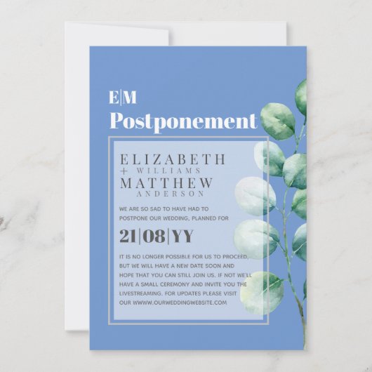 Uitstel Eucalyptus Groenvoorziening Wijziging van  (Voorkant)