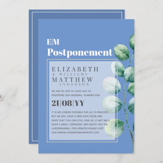 Uitstel Eucalyptus Groenvoorziening Wijziging van  (Voorkant / Achterkant)