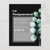 Uitstel Eucalyptus Groenvoorziening Wijziging van  Briefkaart (Voorkant)