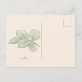 Uitstel Rode Rozen Bruiloft Aankondigingskaart (Achterkant)