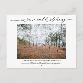 Uitstel sociale vervorming huwelijk briefkaart