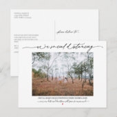 Uitstel sociale vervorming huwelijk briefkaart (Voorkant / Achterkant)