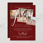 Uitstel van de bruiloft Wijziging van de datum Rec (Voorkant / Achterkant)