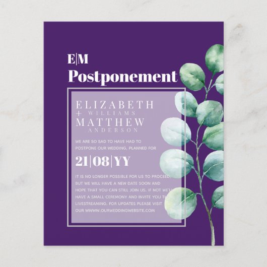 Uitstel van de Griekse regering Eucalyptus (Voorkant)