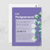 Uitstel van de Griekse regering Eucalyptus Briefkaart (Voorkant / Achterkant)