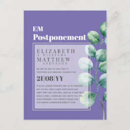 Uitstel van de Griekse regering Eucalyptus Briefkaart