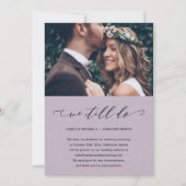 Uitstel van het paarse huwelijksfeest We doen het  Aankondiging (Voorkant)