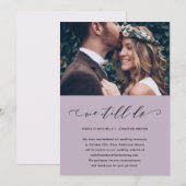 Uitstel van het paarse huwelijksfeest Wij doen het Aankondiging (Voorkant / Achterkant)