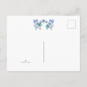 Uitstel van voorjaar tot einde huwelijk aankondigingskaart (Achterkant)