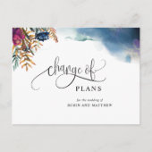 Uitstel / Wijziging van de plannen Mystic Wedding Aankondigingskaart (Voorkant)