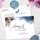 Uitstel / Wijziging van de plannen Mystic Wedding Aankondigingskaart