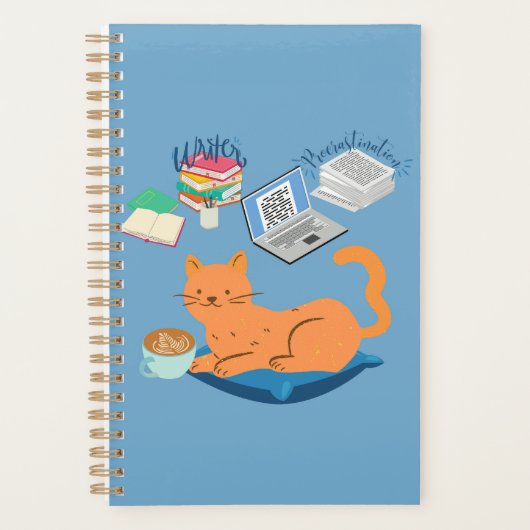 Uitstelgedrag Schrijver Cat Planner (Voorkant)