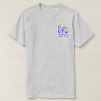 Uitstellen als een pro (blauw) t-shirt