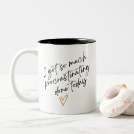 Uitstellen Grappig Minimal Co-worker Gift Tweekleurige Koffiemok