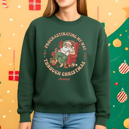 Uitstellen op mijn manier door Kerstmis Leuk Trui