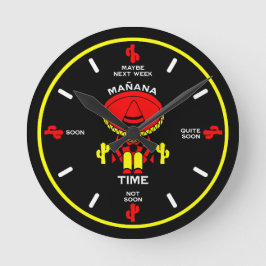 Uitsteller Luie Persoon Gift Ronde Klok