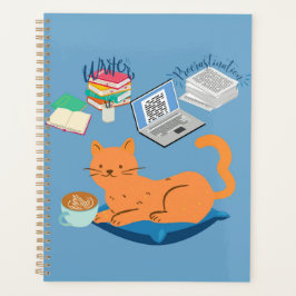 Uitsteller Schrijver Kat Planner