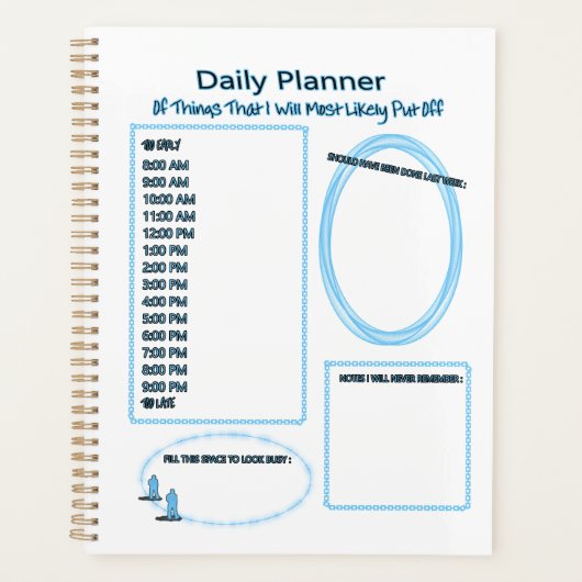 Uitstellers Dagelijkse Planner (Voorkant)