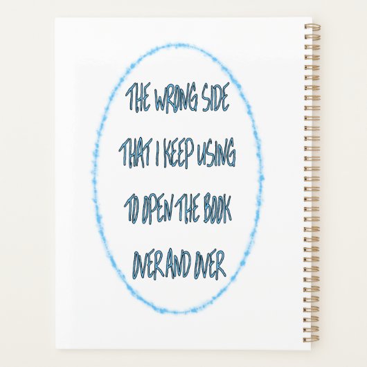 Uitstellers Dagelijkse Planner (Achterkant)