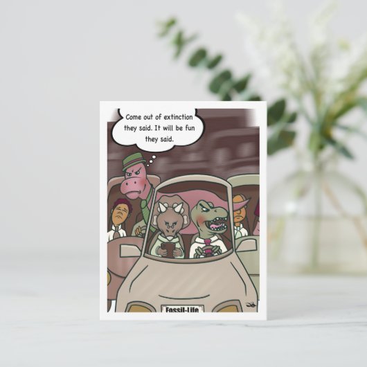 Uitsterven Briefkaart (Staand voorkant)