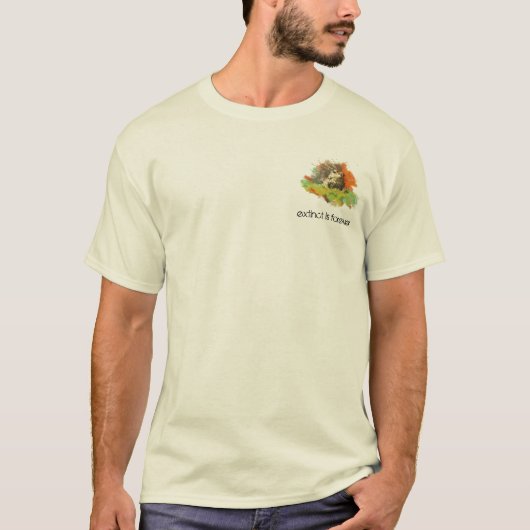 Uitsterven is voor altijd - Borael Toad T-shirt (Voorkant)